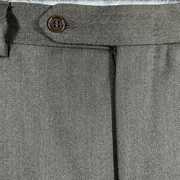 Canali Dress Pants Mens 38 Wool Stretch Straight Leg Relaxed Quiet Luxury - Picture 3 of 11